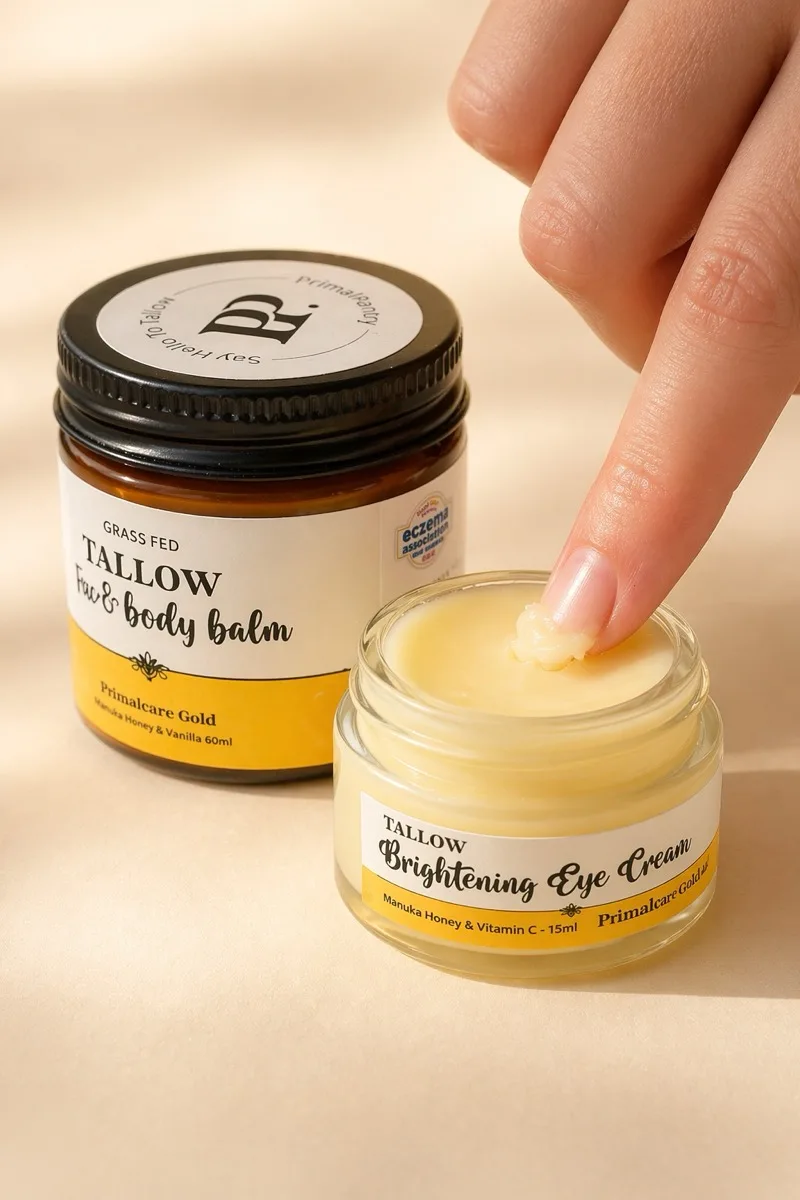 Tallow eye cream texture
