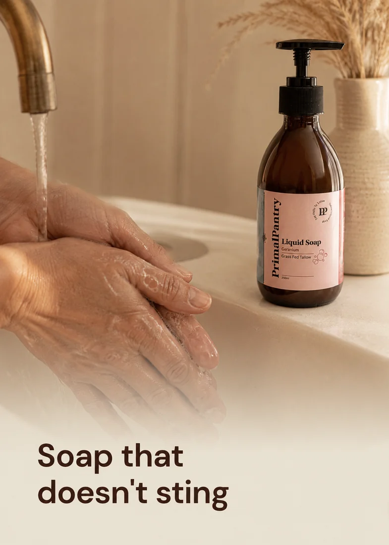 Soap that doesn't sting