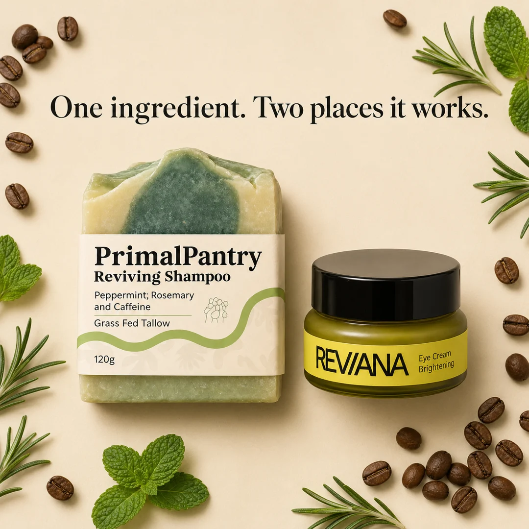 Big Tallow Energy Bundle — caffeine for eyes and scalp