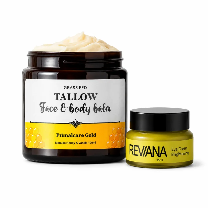 Rest & Rise Bundle — Reviana Eye Cream + Manuka Vanilla Honey Balm 120ml